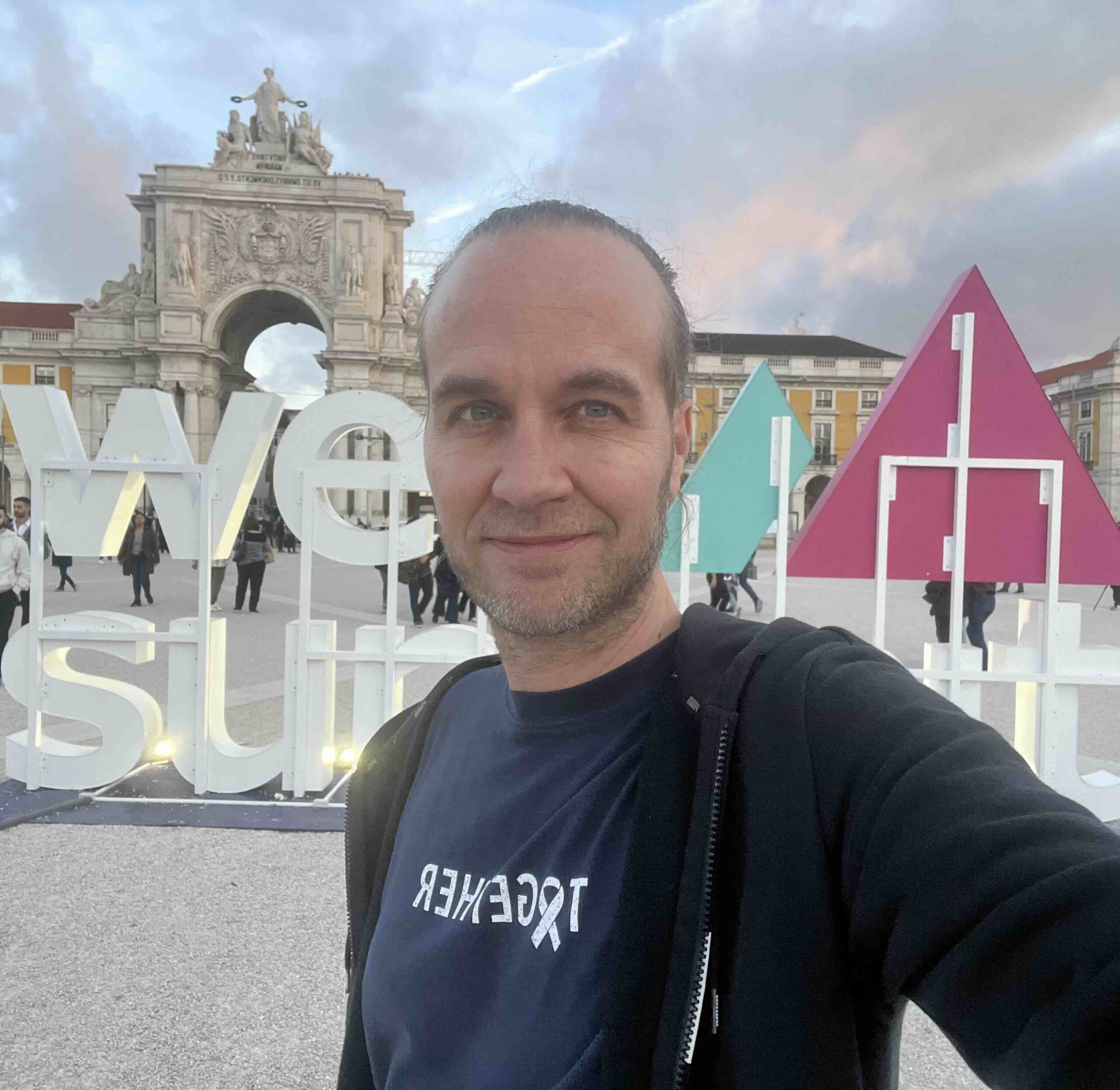 Joeri Billast at Web Summit 2023 in Lisbon