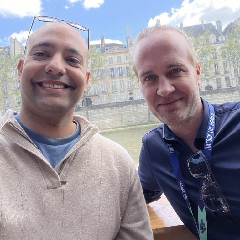 Joeri Billast and Asaf Nadler at Paris Blockchain Week