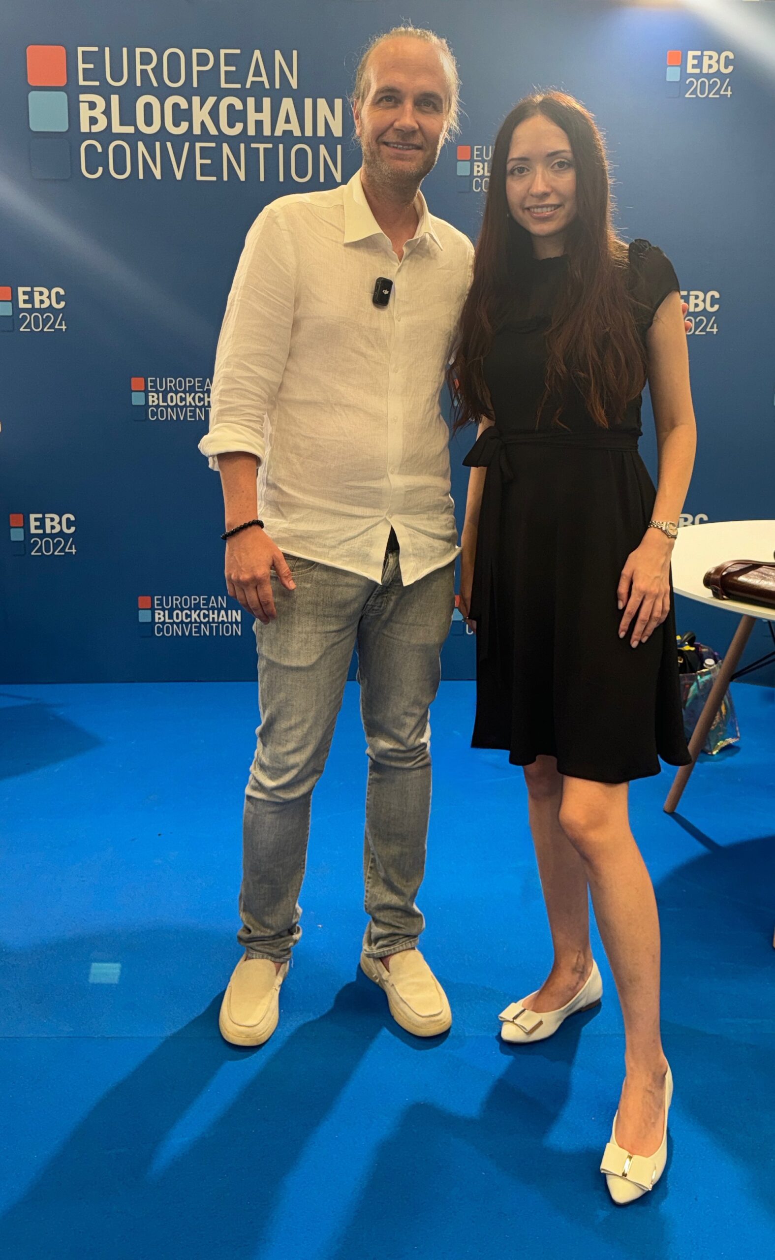 Joeri Billast and Anna Tutova on the Web3 CMO Stories podcast at the at European Blockchain Convention