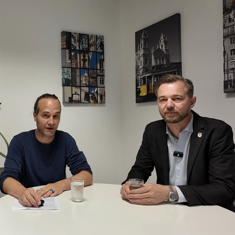 Joeri Billast and Jo Smets, president CCLBL